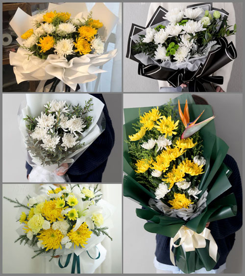 江西赣州会昌县富城乡白事花束代送